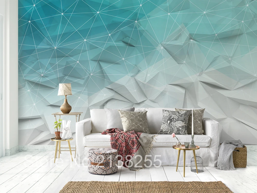 Пользовательские 3d настенные фрески обои для гостиной комнаты домашний Декор