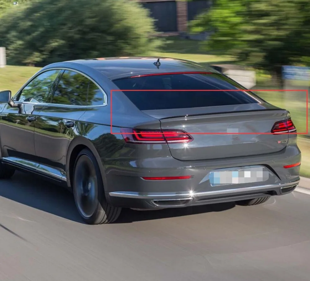 Спойлер для Volkswagen New CC 2018-2019 высококачественный спойлер из АБС-пластика заднего