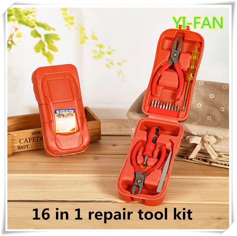 Высокое качество 16 в 1 бытовой многофункциональный Toolbox плоскогубцы нож Отвертка