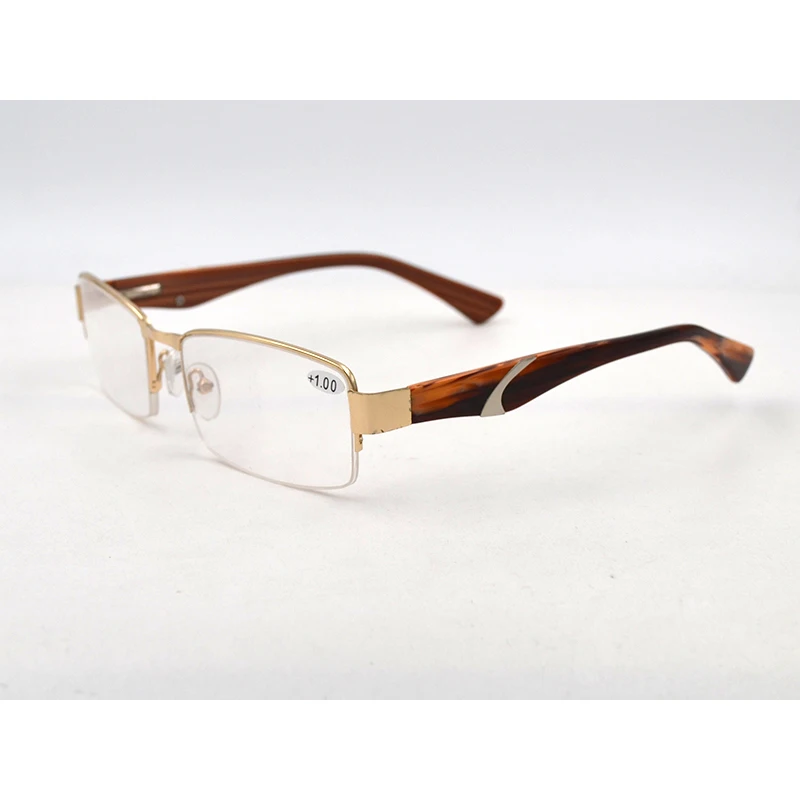 Women Men Reading Glasses Vintage Spectacles magnifier Presbyopic Eyewear Fashion Striped Semi Rim Frame Acetate Legs L2 | Аксессуары