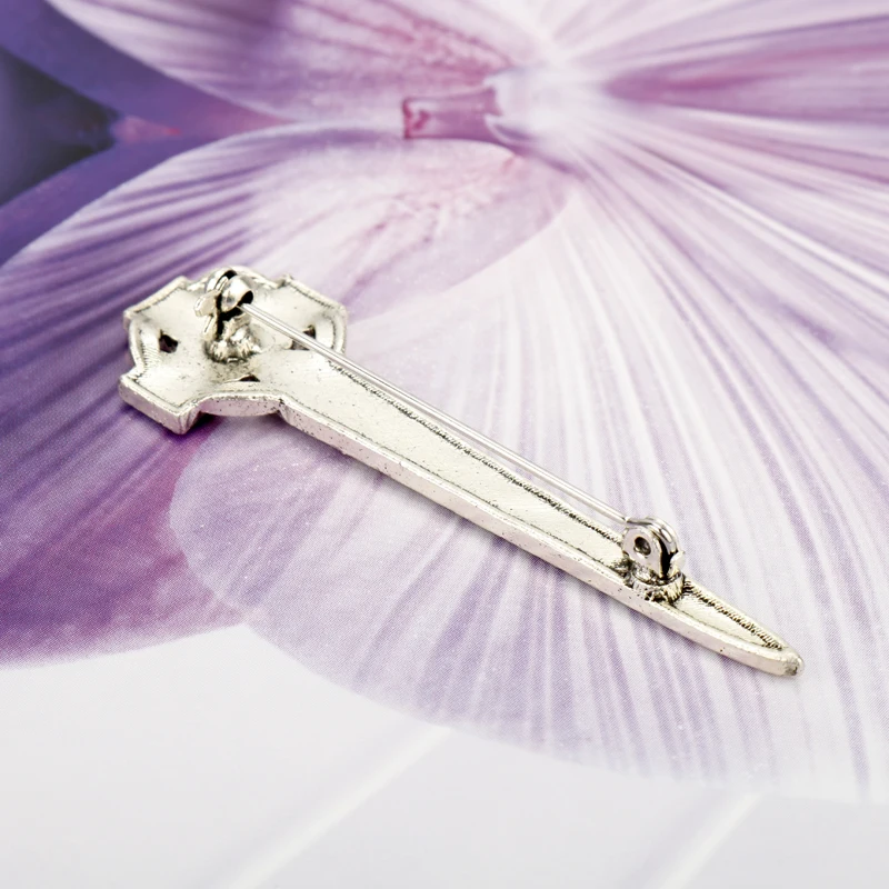 Винтажная брошь в виде расторопши Celtics Knot Kilt Pin ювелирное изделие Outlander