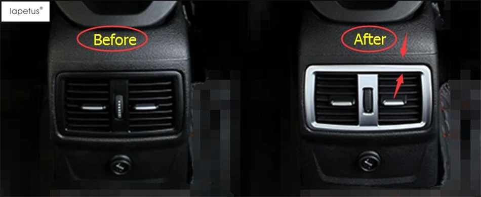 

For BMW X2 F39 2018 - 2021 Rear Seat Armrest Box Air Conditioner AC Vent Outlet Frame Molding Cover Trim Accessories Interior