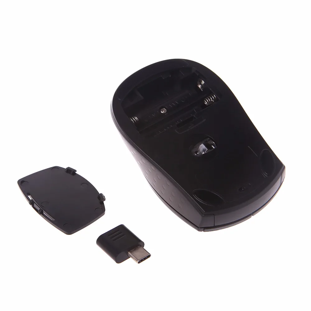 Тип USB C 2 4G Беспроводной мыши эргономичной 800/ 1200/ 1600 Точек на дюйм для Macbook Pro|Мыши| |