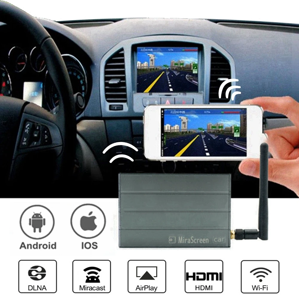 Адаптер Mira screen C1 Auto Car WiFi для Smart TV Media Streamer | Электроника