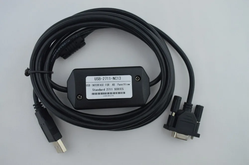 USB 2711 NC13 PLC программирующий кабель для Allen Bradley A B PanelView HMI быстрая доставка|cable for|cable