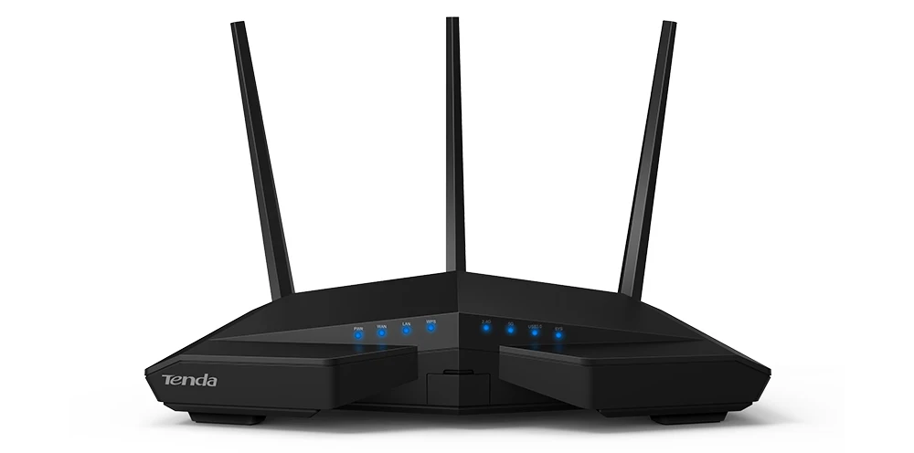 Tenda AC18 Беспроводной Wi-Fi маршрутизатор AC1900Mbps 256MB DDR3 двухдиапазонный 1 WAN+ 4 LAN гигабитные порты 802.11AC USB 3,0 cv6 vpn-pptp L2TP
