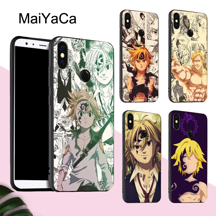 Чехол MaiYaCa Seven deadly sins Escanor для POCO X3 F2 Pro Red mi Note 8 8T 7 9 9S 9A 9C Mi 10 Lite A3|Бамперы| |