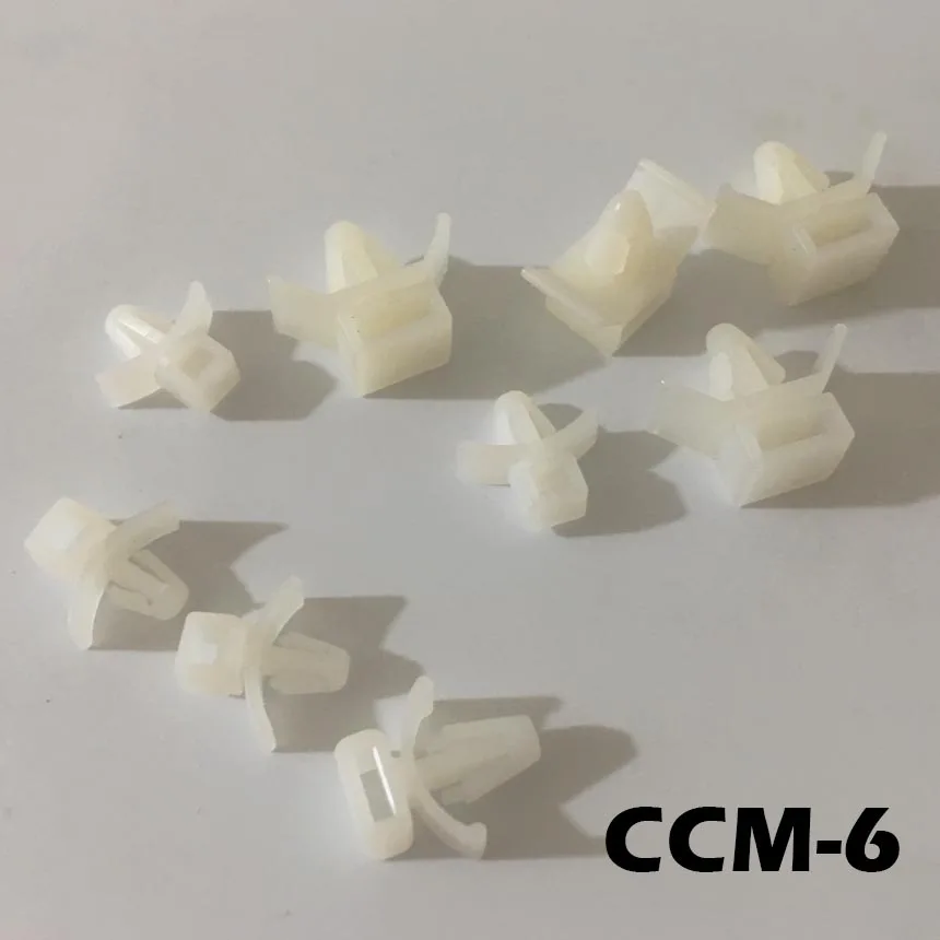 120 шт. CCM 6 белый нейлон Пластик 5 мм Диаметр отверстия (6 2 Ширина кабельная стяжка)