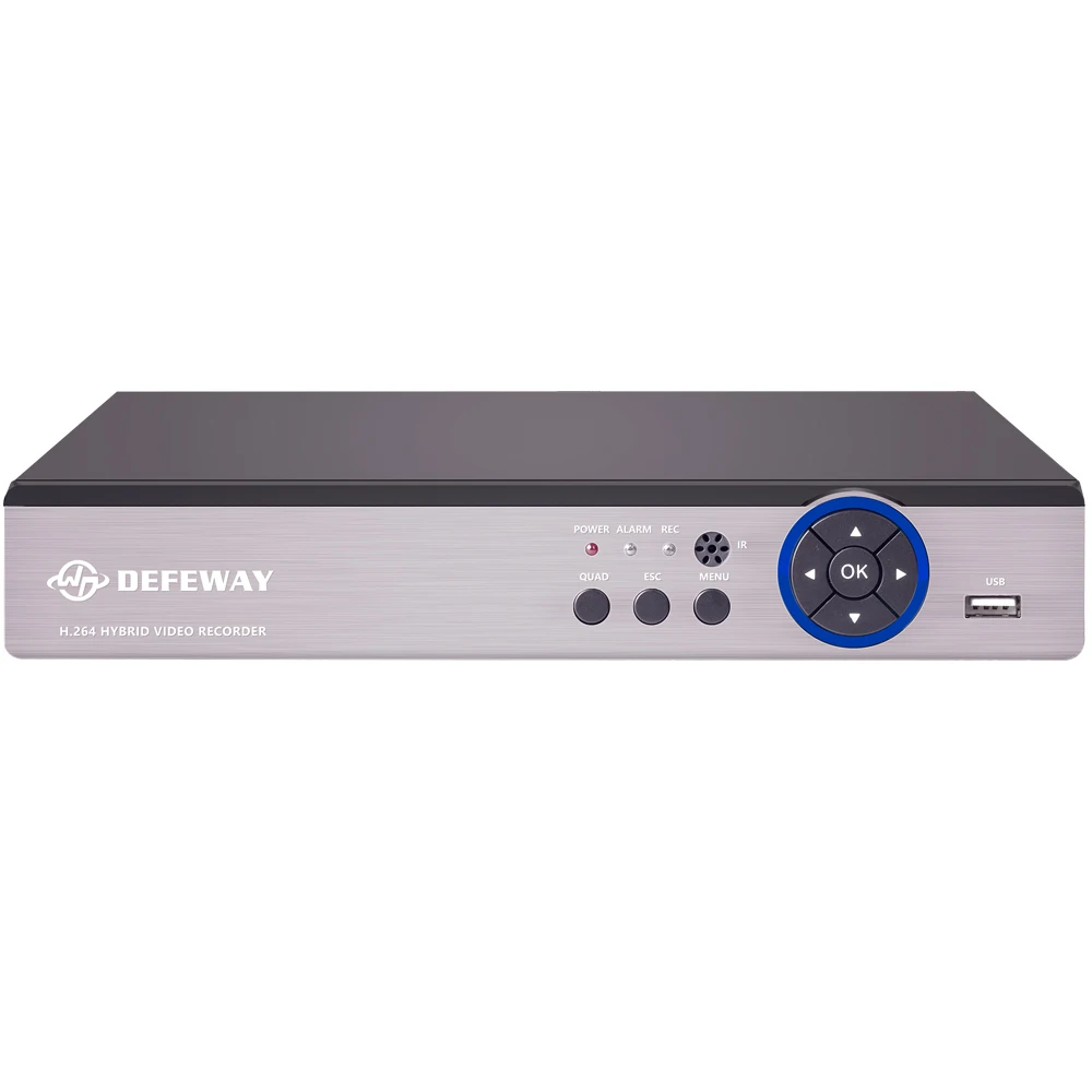 Видеорегистратор Defeway HD 720p DVR 4 канала домашняя система безопасности сетевой
