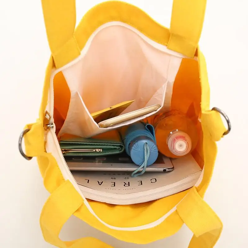 Оптовая цена Холщовая Сумка сумка в Корейском стиле Студенческая