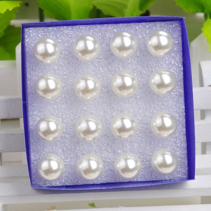 Женские серьги гвоздики с белым жемчугом 10 парт|ball earrings|pearl earringswhite pearl earrings |