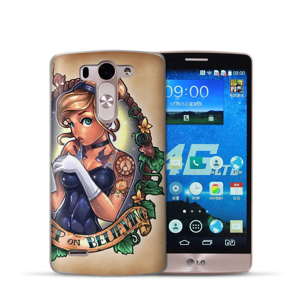 Мягкий чехол из ТПУ для LG G4 G5 G6 Q8 Q6 K8 K7 K10 2017 X Power 2 Princess телефона задняя крышка Fundas