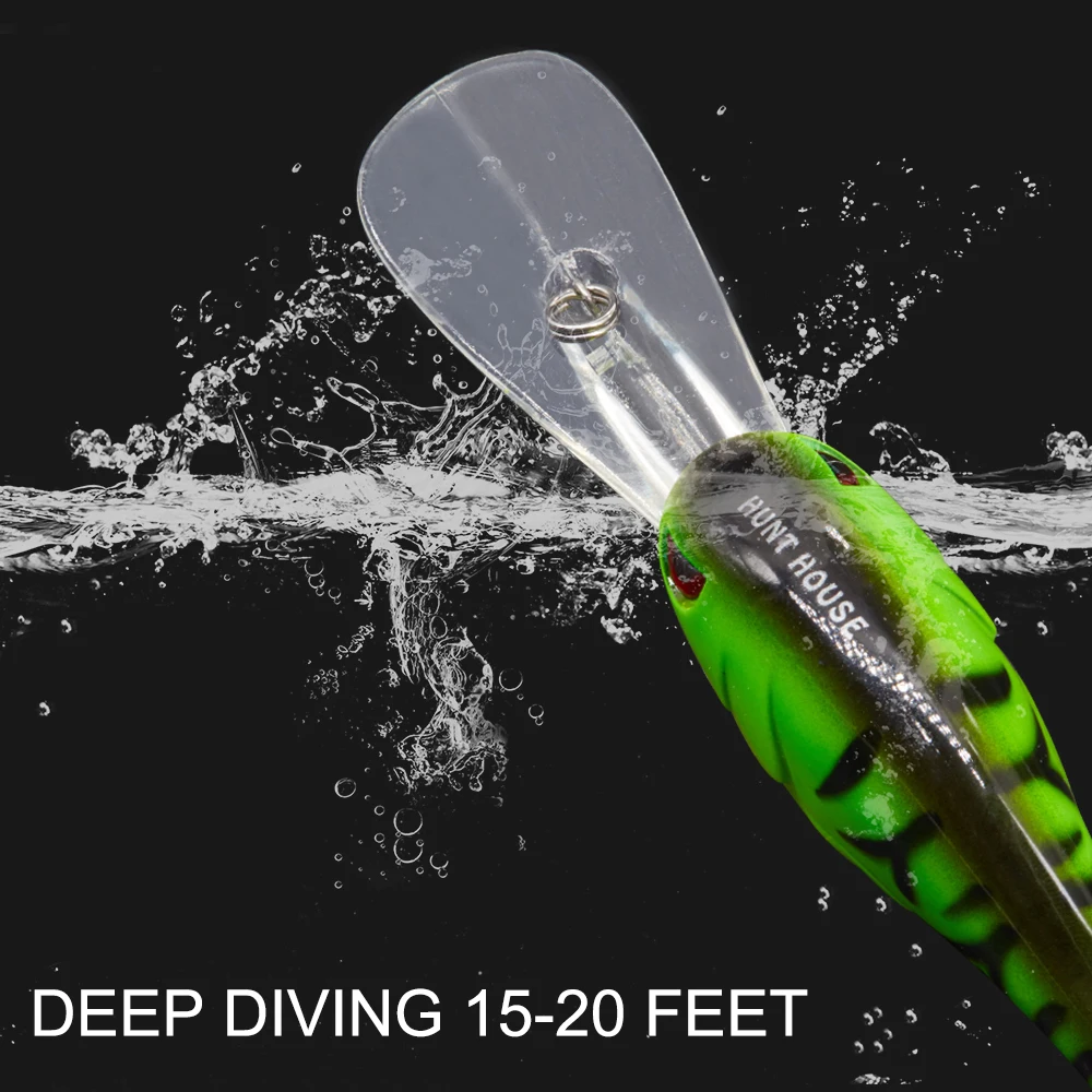 Hunthouse рыболовный воблер 13 см 28g deep глубоководные воблеры длинная губа Большой