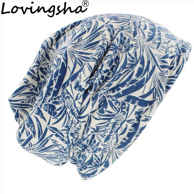

LOVINGSHA, осенне-зимние мужские тонкие шапки, облегающие шапки, дизайнерские шапки с принтом для женщин, лидер продаж, женский многофункциональ...
