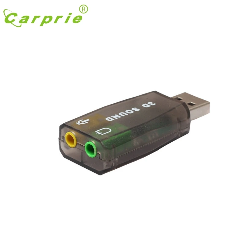 CARPRIE MotherLander Audio Adapter 3D Sound card 5.1 USB To 3.5mm mic headphone Jack Stereo Headset Mar10 | Компьютеры и офис