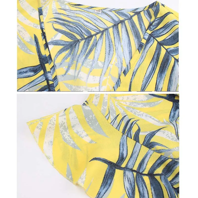 Женское платье большого размера плюс летнее элегантное вечернее с принтом на