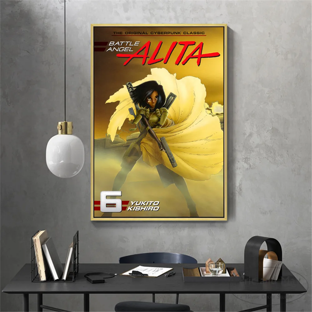 Слайд-Battle Angel Alita Deluxe Плакаты и художественная печать на холсте декоративные