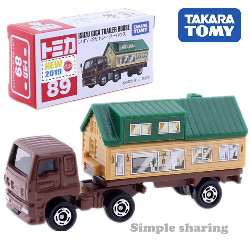 TAKARA TOMY TOMICA № 89 ISUZU GIGA дом прицеп 1: 64 грузовик игрушки литой миниатюрный