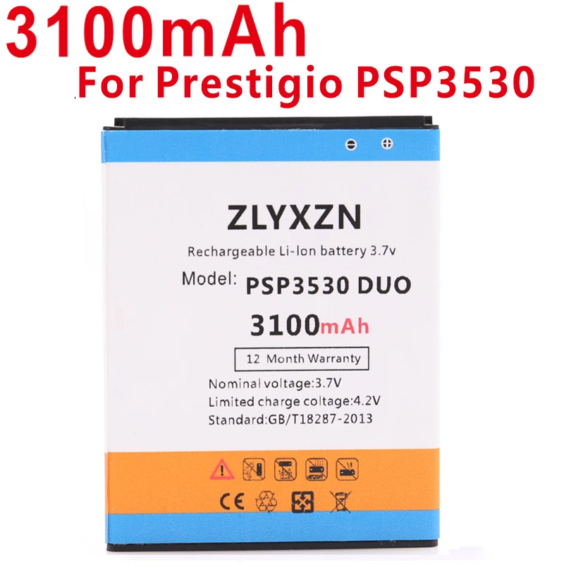 3100mAh psp 3530 Сменный аккумулятор для Prestigio Muze D3 E3 F3 DUO 3531 3532 A7 7530 DUO|Аккумуляторы