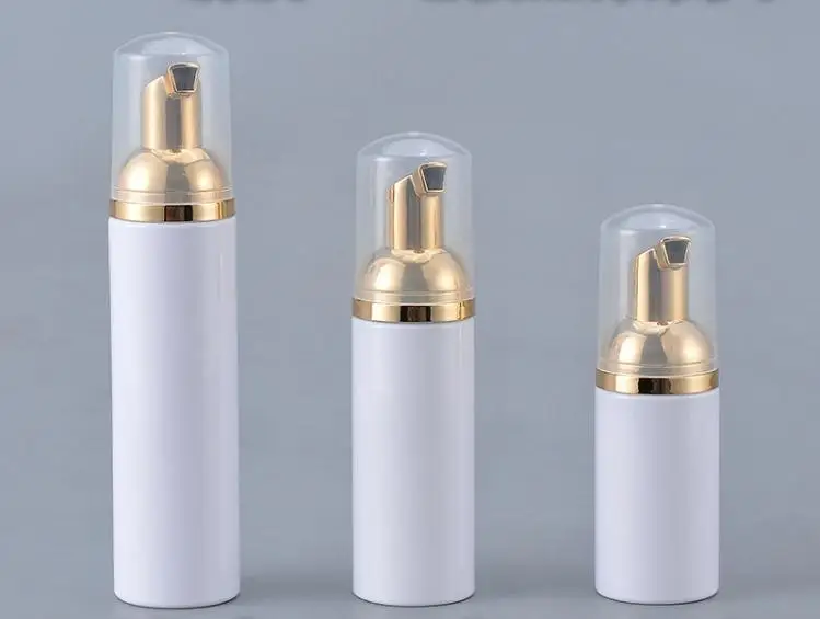 

30ml 50ml Empty PET Foam Pump Bottle Facial Cleanser Cream Shampoo Soap Dispenser Mousse Foamer Refillable Bottles SN1662