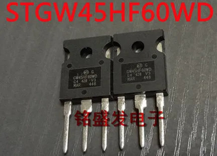5pcs/lot STGW45HF60WD GW45HF60WD 45HF60W 45A 600V TO-247 In Stock | Электронные компоненты и принадлежности