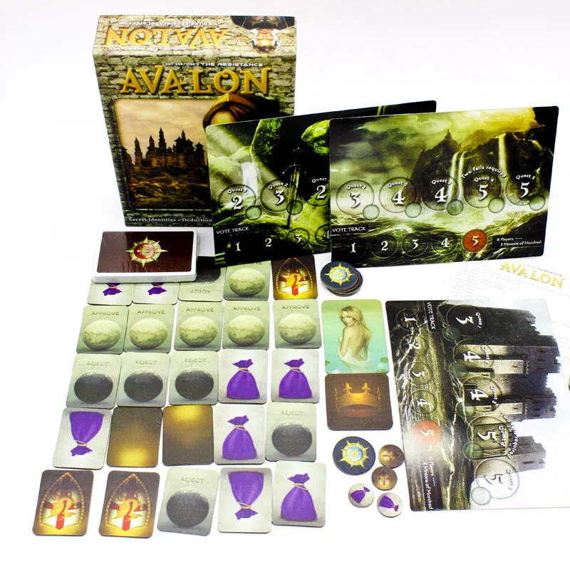 Новинка 2019 года! интерактивная игра Avalon с сопротивлением инди семьи полностью