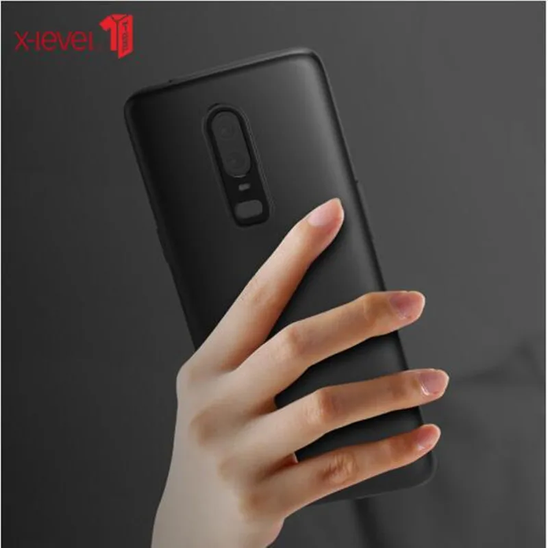 Чехол для OnePlus 6 T X-Level оригинальные Матовые чехлы телефонов 5 Мягкая силиконовая