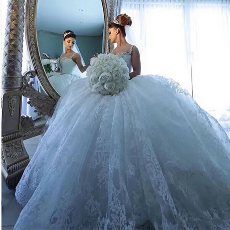 Vestido De Noiva Обувь в винтажном стиле Элегантный тюль бальное платье принцессы