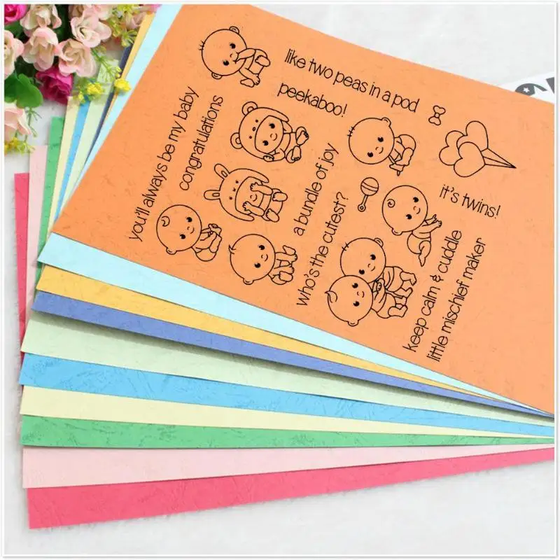 Штамп для младенцев прозрачный штамп скрапбукинга Прозрачная силиконовая