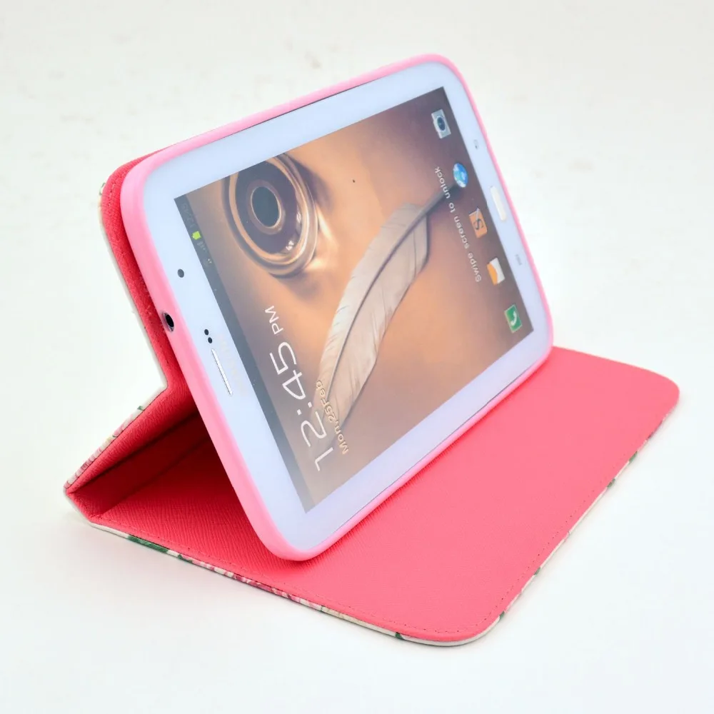 Роза ( большой ) искусственная кожа чехол для Samsung Galaxy примечание 8.0 GT-N5100 GT-N5110 N5120