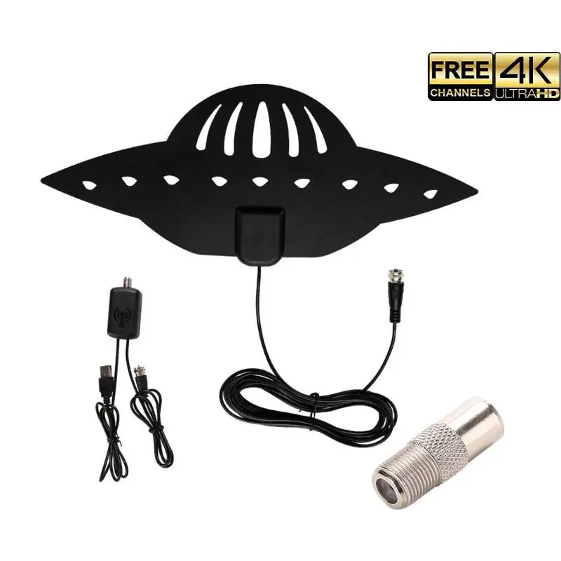 50 80 миля HDTV антенна цифровая усиленная HD ТВ диапазон 4K VHF UHF Freeview телевидение