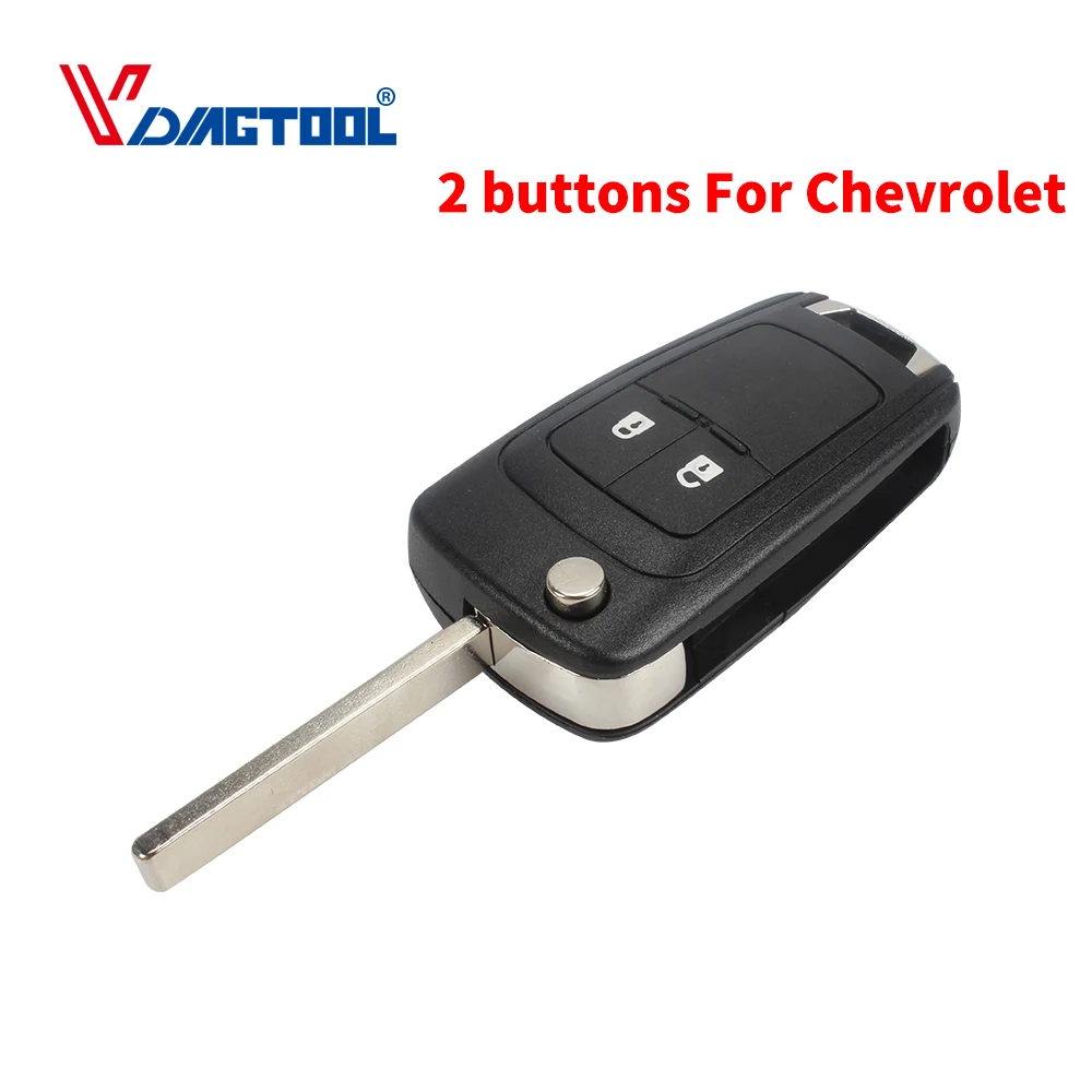 Складной ключ VDIAGTOOL с 2 кнопками модифицированный дистанционный Автомобильный