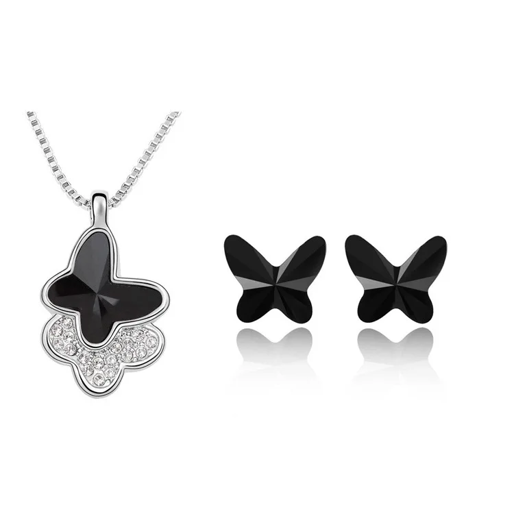 

2016 New Design Hot Sale Butterfly Jewelry Set For Women