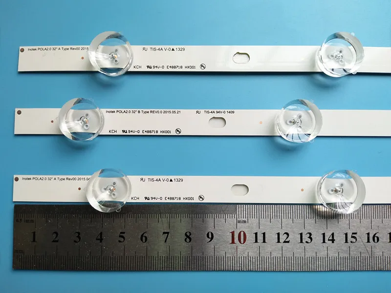 Новый 1 комплект = 3 шт. 6/7LED 590мм светодиодная лента Замена для LG 32LN5100 32LN545B Innotek POLA2.0 32 дюйма A B тип HC320DXN on.