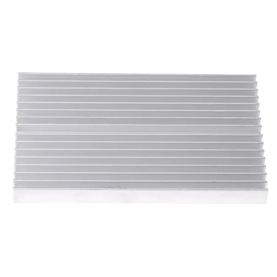 

Hot Sell DIY Cooler Aluminum Heatsink Grille Shape Radiator Heat Sink Chip 3.93inch 100*60*10mm for IC LED Power Transistor