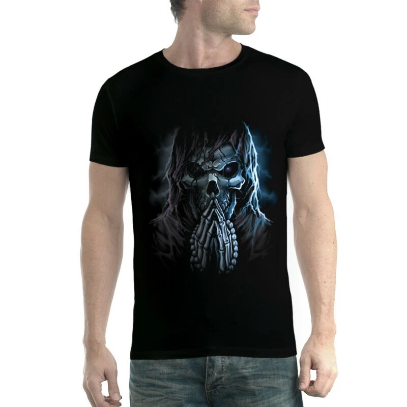 Schdel Sensemann betet Horror Herren футболка XS 5XL Neu|Мужские футболки| |