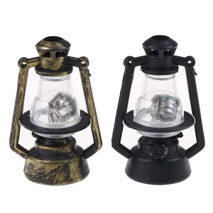 Кукольная еда Кухня Аксессуары для гостиной 1:12 масштаб ретро масляная лампа кукольный домик Миниатюрная игрушка