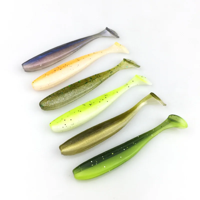 12 шт. приманка искусственная для дороги поддельная двухцветный хвост поворотная