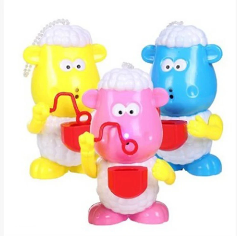 Bubble sheep Lucky Sheep Bubble пулемет автоматическое освещение сети красный ягненок Электрический дующий пузырь игрушка - Цвет: Bubble sheep