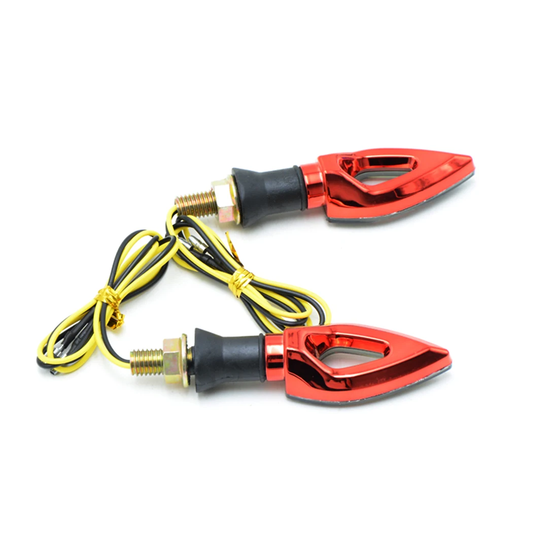 1 пара универсальные мотоциклетные указатели поворота светильник s Янтарный 12