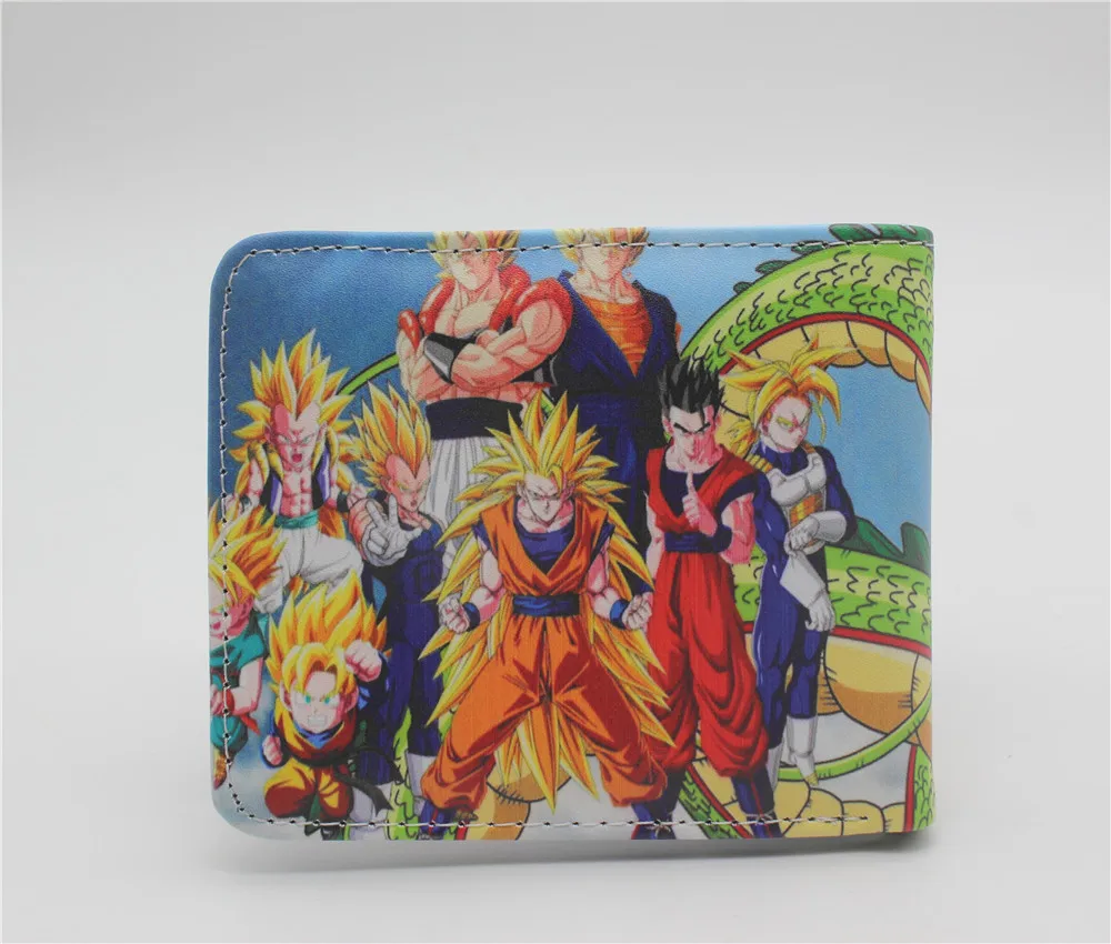 Мужской женский кошелек Dragon Ball Z кошелек молодых студентов аниме модные короткие кошельки мультфильм комикс кошелек доллар цена Otaku подарок