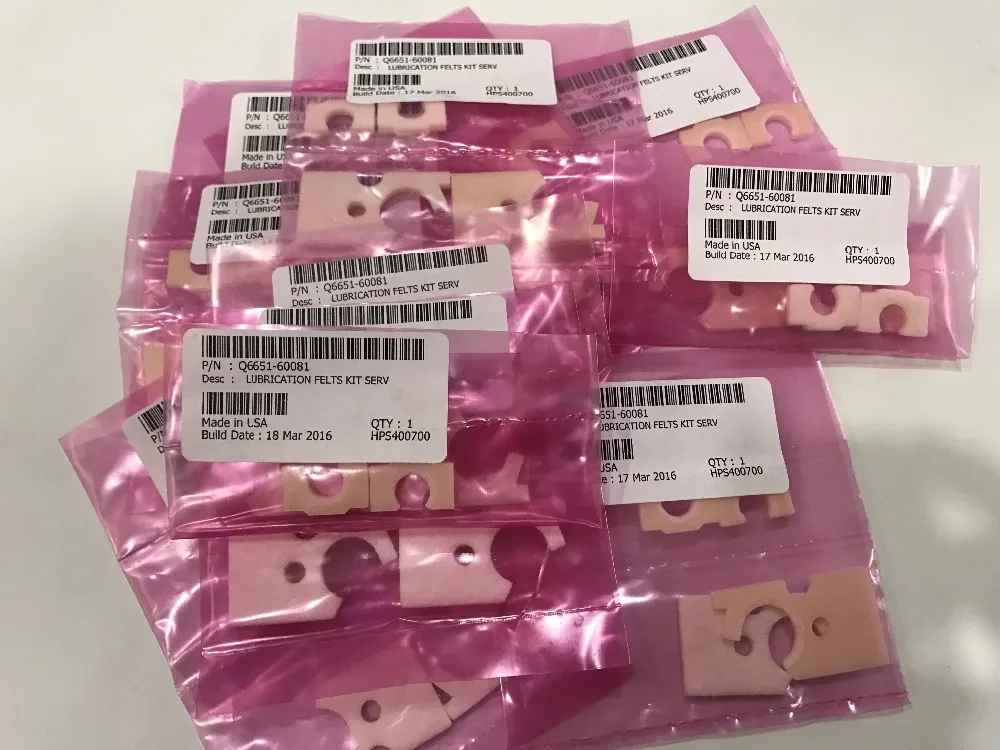 Новый набор смазочных фрез для Q6651-60081 Serv HP Designjet Z4000 4500 Z6100 Z6200 T7100 D5800 Latex 310 315 330 335 360