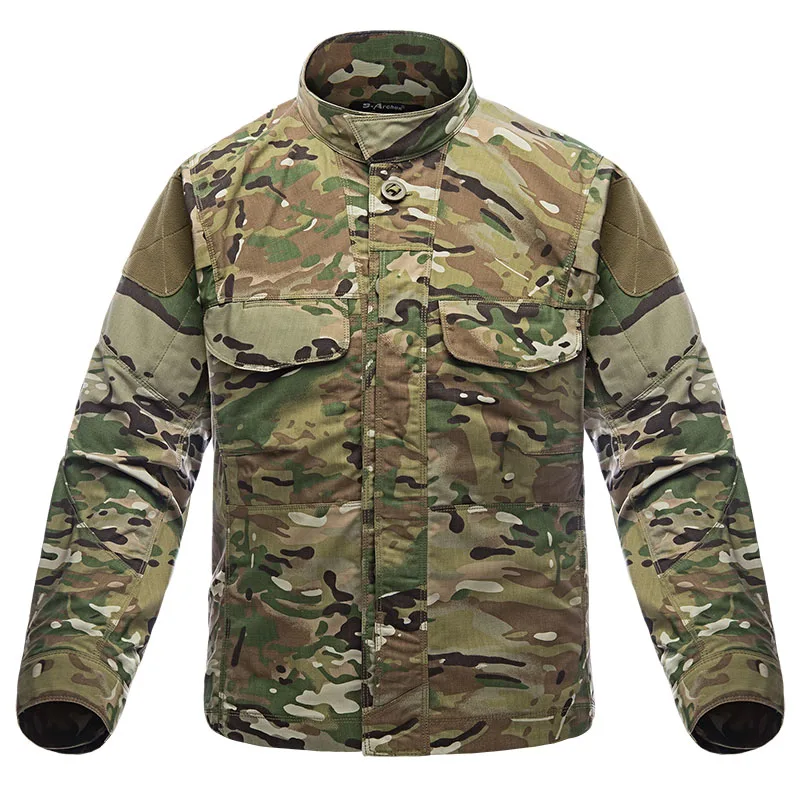 Refire gear, армейская камуфляжная рубашка в стиле милитари для мужчин, водонепроницаемые армейские тактические рубашки SWAT, Весенняя верхняя одежда, много карманов, рубашка карго - Цвет: CP