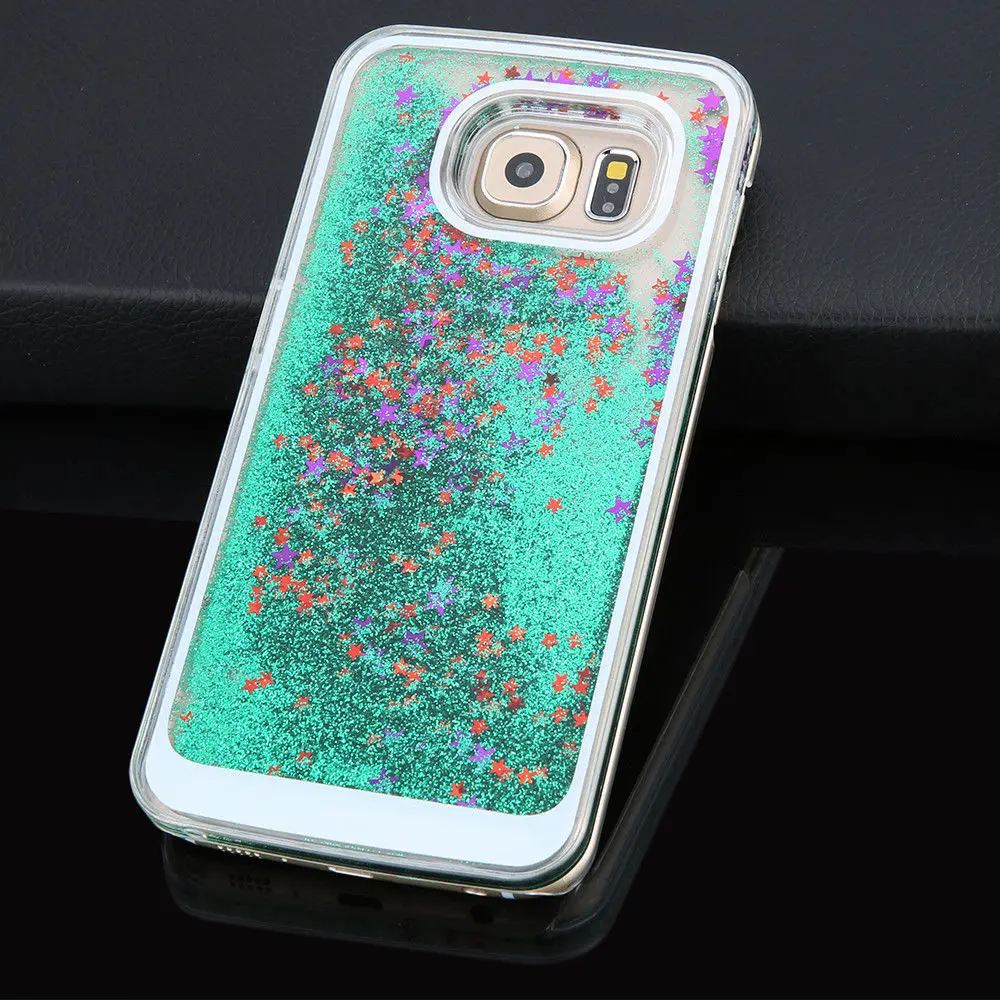 Мода Блеск Quicksand Динамический Звезда Жидкость аргументы За Samsung galaxy S7 S7Edge |