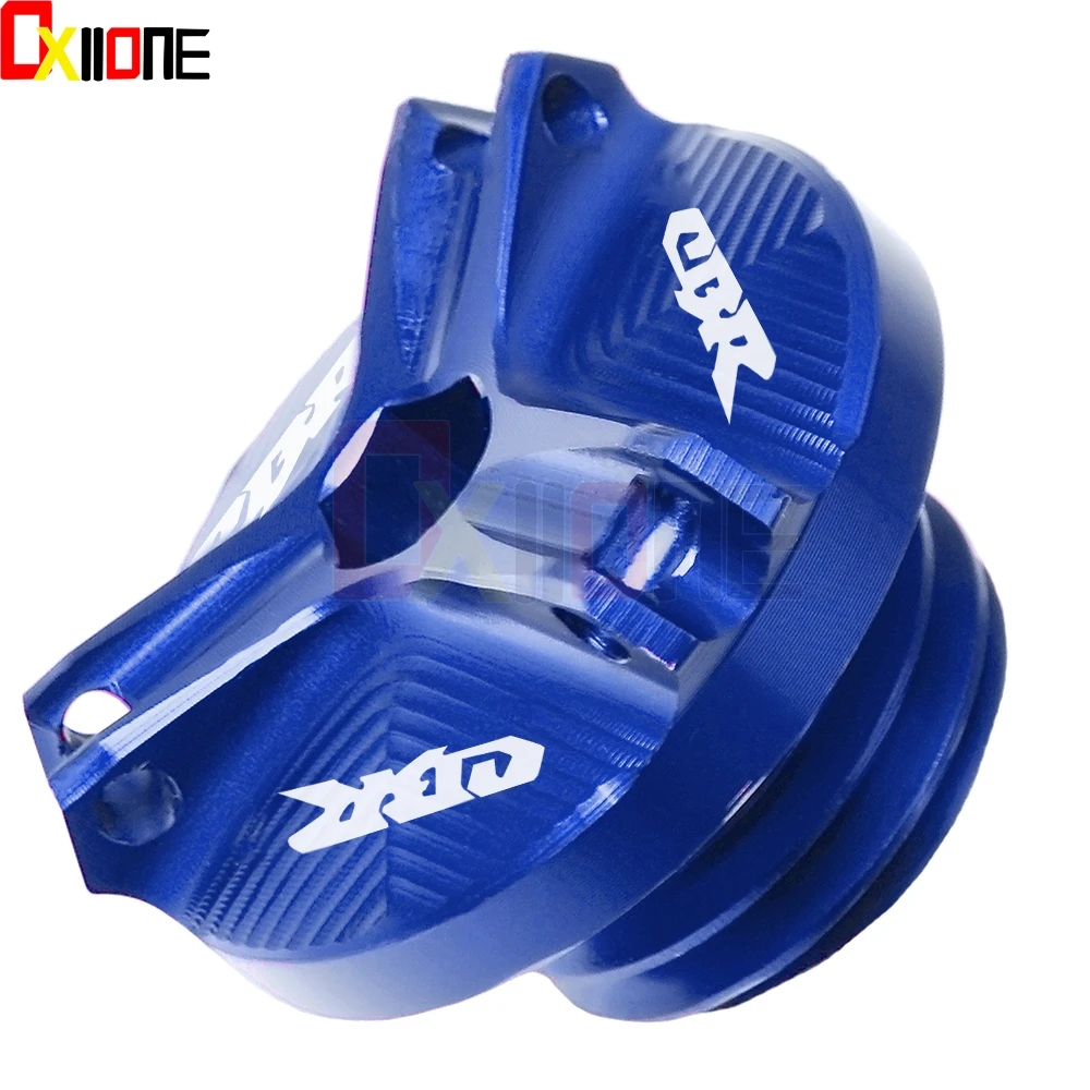 blue Мотоцикл M20* 2,5 двигатель масляный фильтр чашка Заглушка Крышка винт для Honda CBR 600 610 F CBR 600 900 1000 RR CBR 600 F2 F3 F4 F4i 250R - Цвет: blue