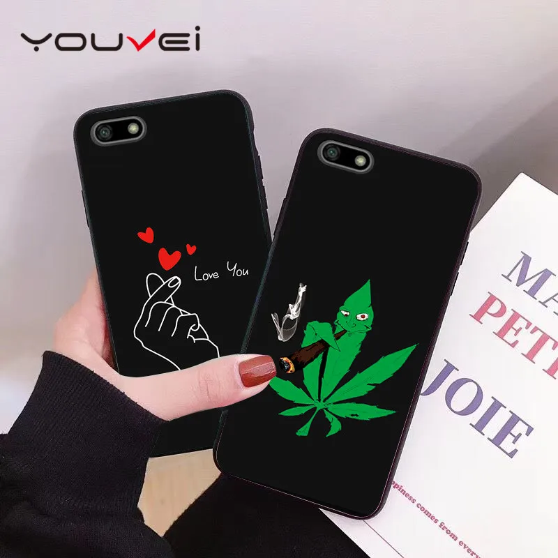 Чехол YOUVEI для Huawei Y5 2018 Y52018 черный мягкий чехол из ТПУ задняя крышка 5 45 дюйма