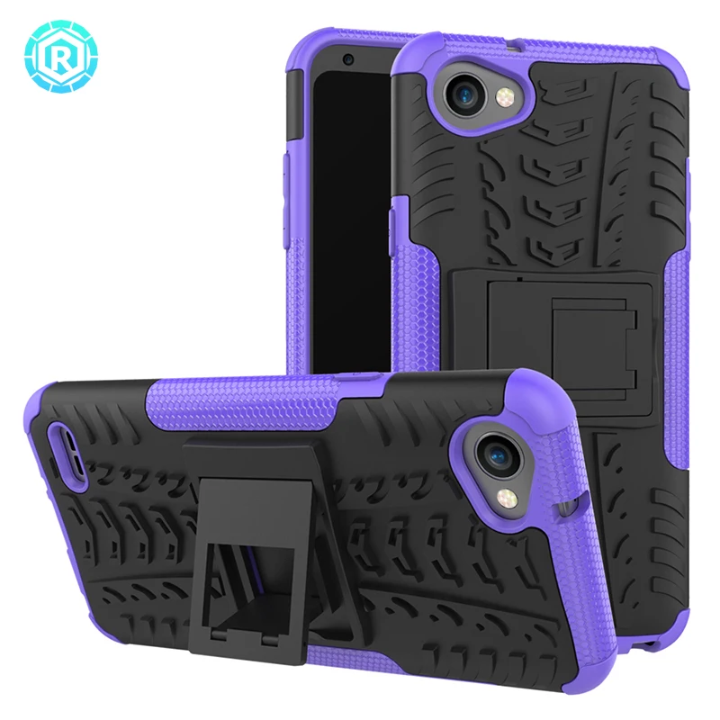 Rfor LG q6 случае m700n m700a В виде ракушки Мягкие TPU + PC чехол Защитный смартфон Чехол Alpha