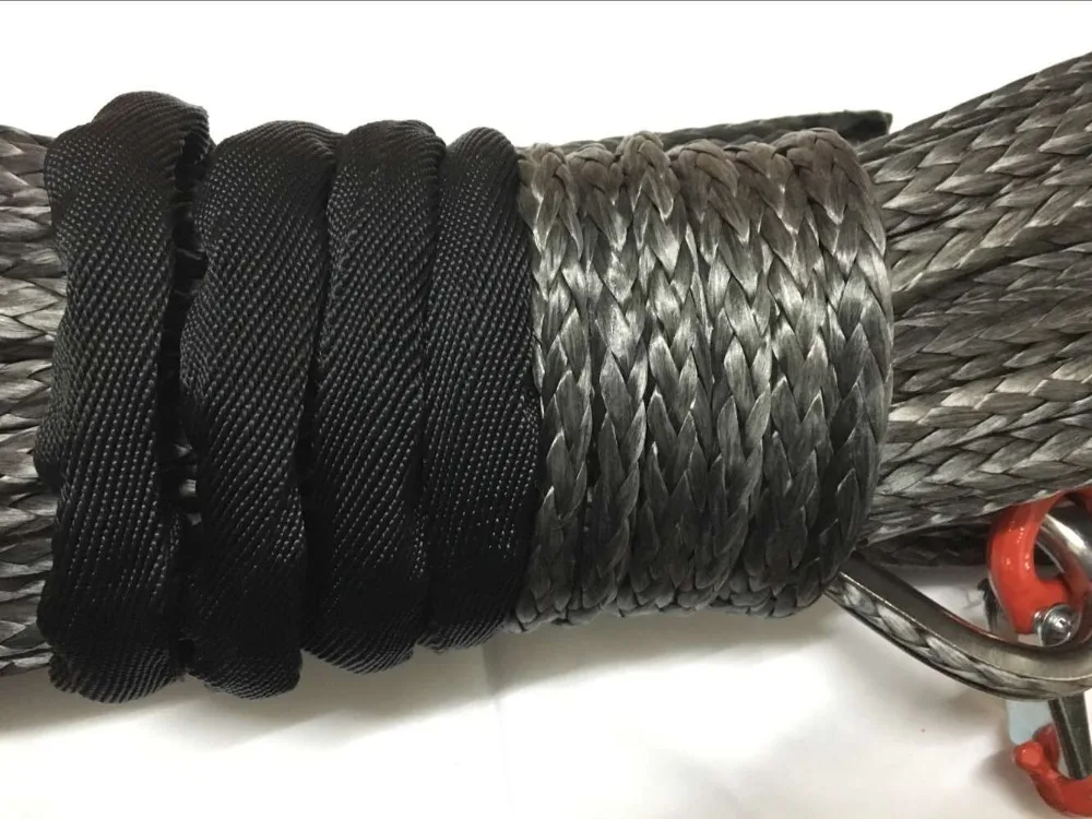 12 мм X 40 м UHMWPE синтетическая лебедка веревка с крючком для восстановления 4WD |