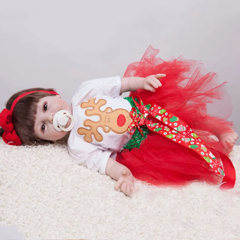 Новинка 2017 года силиконовые куклы для новорожденных девочек хлопковые игрушки