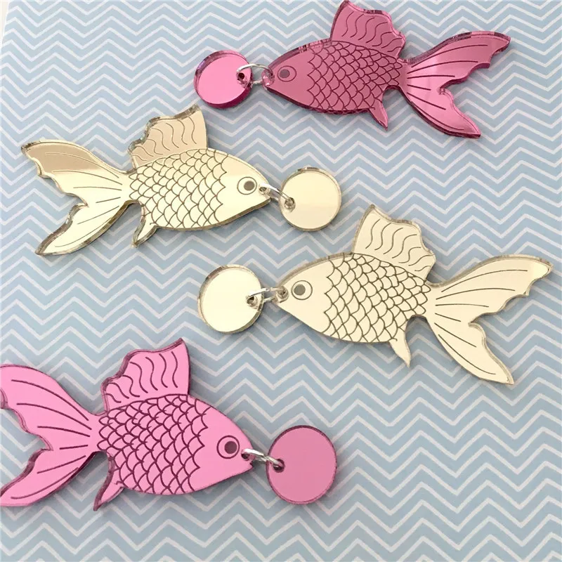 Милые модные женские украшения ювелирные изделия висячие серьги ухо акриловые